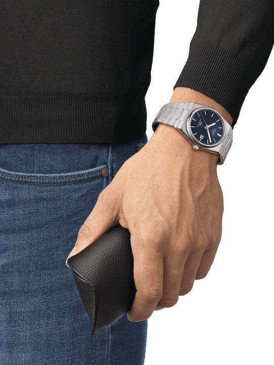 Tissot Men's Watch 40mm Battery with Silver Metal Bracelet
