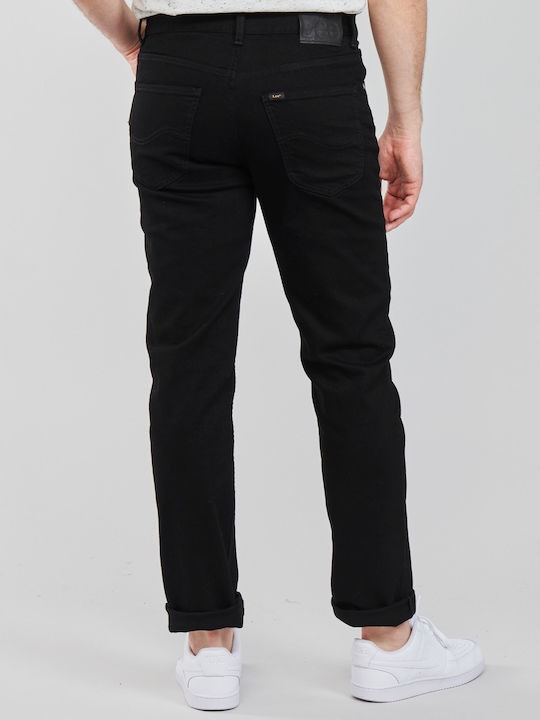Lee Brooklyn Pantaloni de Bărbați din Jean în Croială Normală Negru