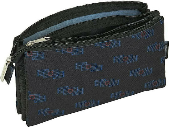 Diakakis Barcelona Black Pencil Case
