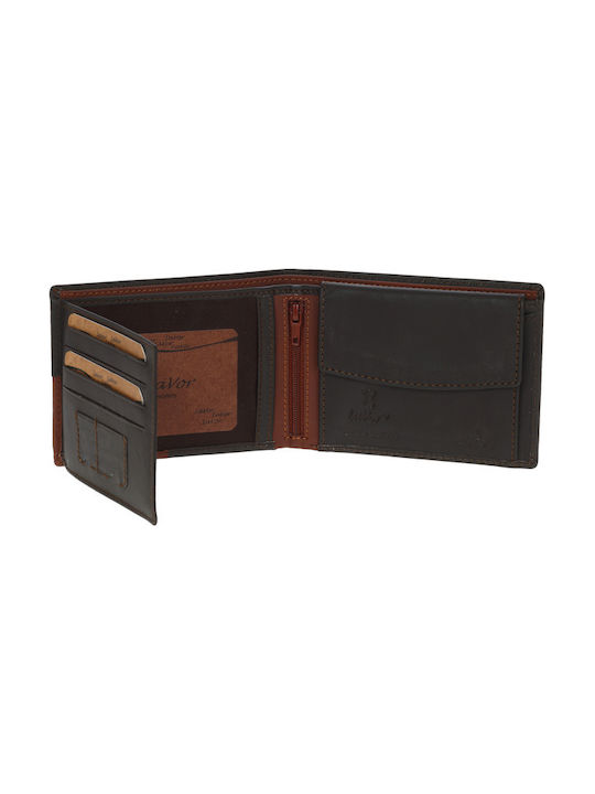 Lavor Men's Leather Wallet with RFID Brown