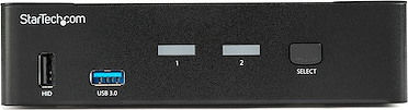 StarTech 2 Port DisplayPort KVM Switch - 4K 60Hz - Single Display