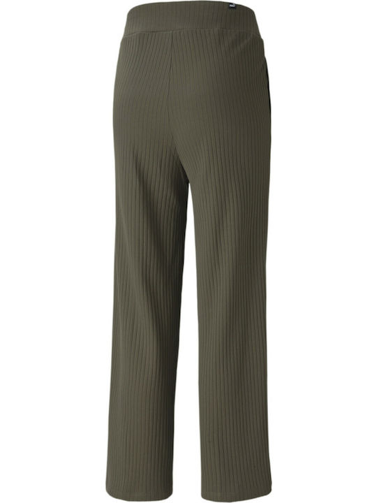 Jogginghose Breit Khaki