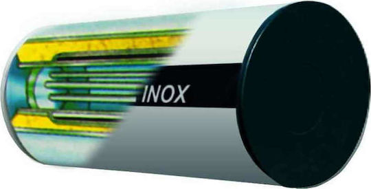 Sieline Inox Ηλιακός Θερμοσίφωνας 120 λίτρων Inox Τριπλής Ενέργειας με 1.95τ.μ. Συλλέκτη