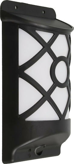 GloboStar Wall Mounted Solar Light Traffic light 3W 90lm Warm White with Motion Sensor and Photocell IP65