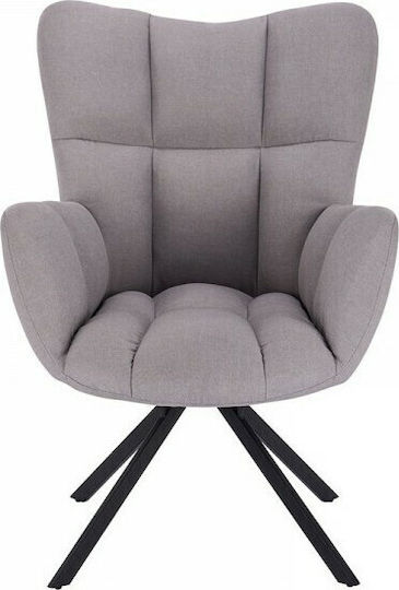 Πολυθρόνα Randy 67x72x88cm Γκρι