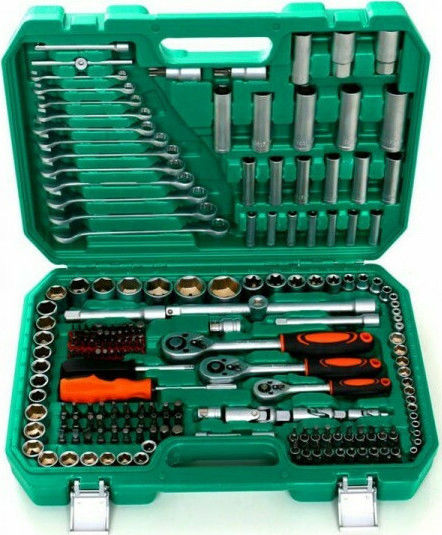 Kraft & Dele Ratschen- & Steckschlüssel-Sets 1\2" & 1\4" & 3\8" 216Stück