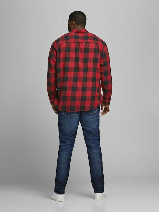 Jack & Jones Flanell Hemd Brick Red