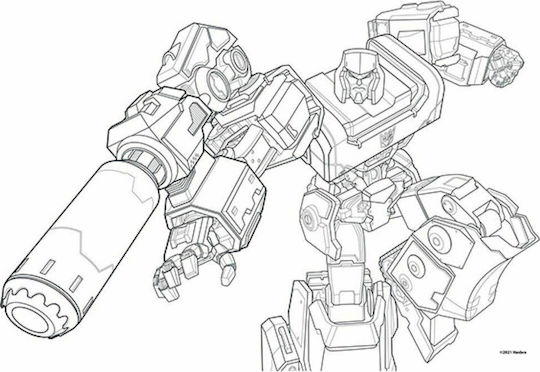 Hasbro Μπλοκ Ζωγραφικής Transformers 40 Φύλλα (Διάφορα Σχέδια)