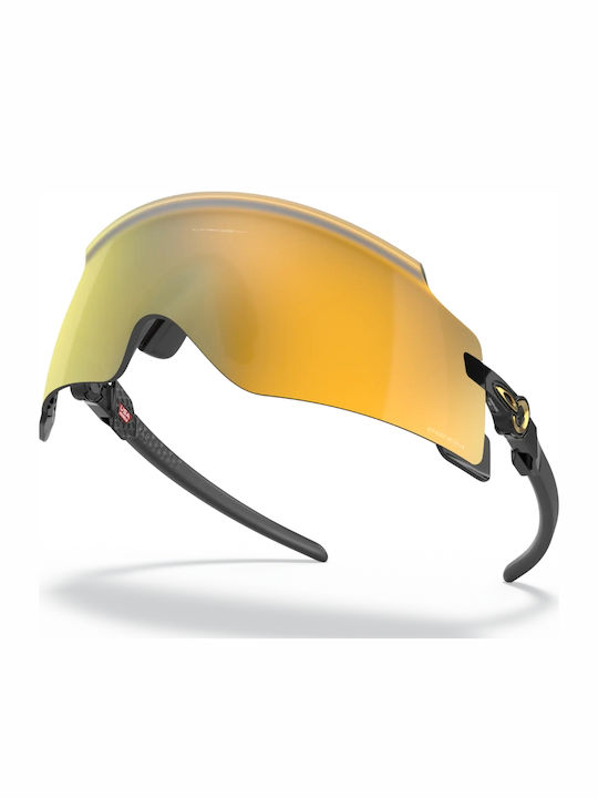 Oakley Kato Men's Sunglasses with Yellow Plastic Frame and Gold Mirror Lens OO9455-02