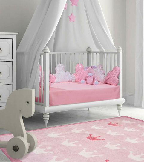 Greenwich Polo Club 8807 Crib Bumper Inside Pink 30x240cm