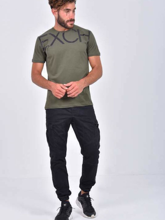 Clever TS-20310 Men's Short Sleeve T-shirt Khaki TS20310