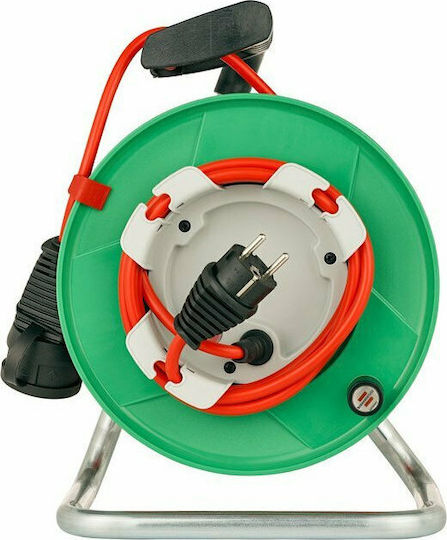 Brennenstuhl 1 Platz mit Kabel 23m Durchmesser 3 x 1.5mm² Wasserdicht Grün