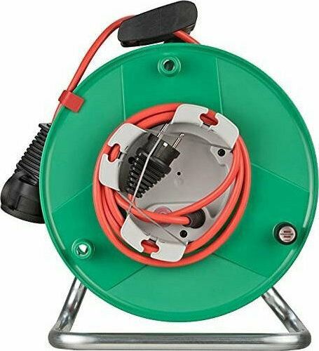 Brennenstuhl Cablu de prelungire 1 loc cu cablu de 38m Diametru 3 x 1.5mm² Rezistent la apă Verde