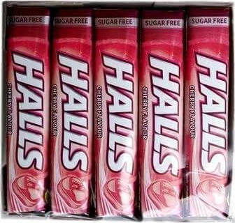 Halls Candies Cool with Κεράσι Flavour Sugar Free 20pcs 33.5gr