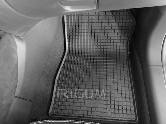 Rigum Set of Front and Rear Mats 4pcs for Nissan Juke 2019+ Black