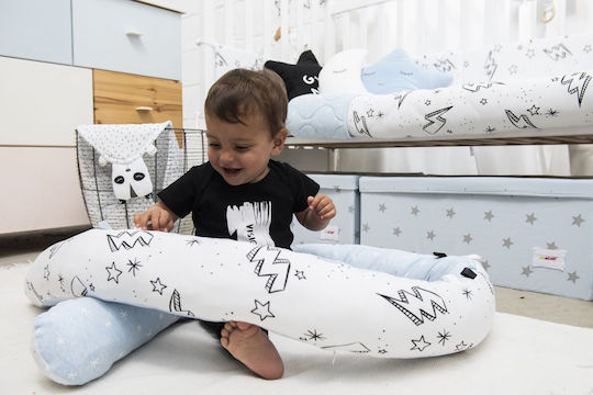 Minene Snuggly Панта Змия Вътрешен Светлосин 12x240см