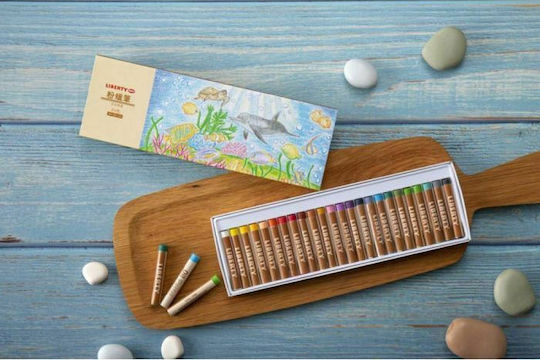 Liberty Oil Pastels 24colours OP-001-24