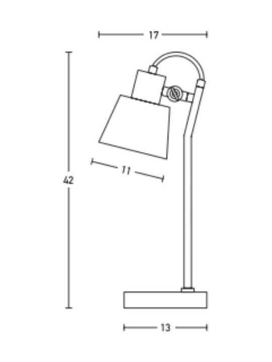 Zambelis Lights Διακοσμητικό Φωτιστικό E14 17εκ.
