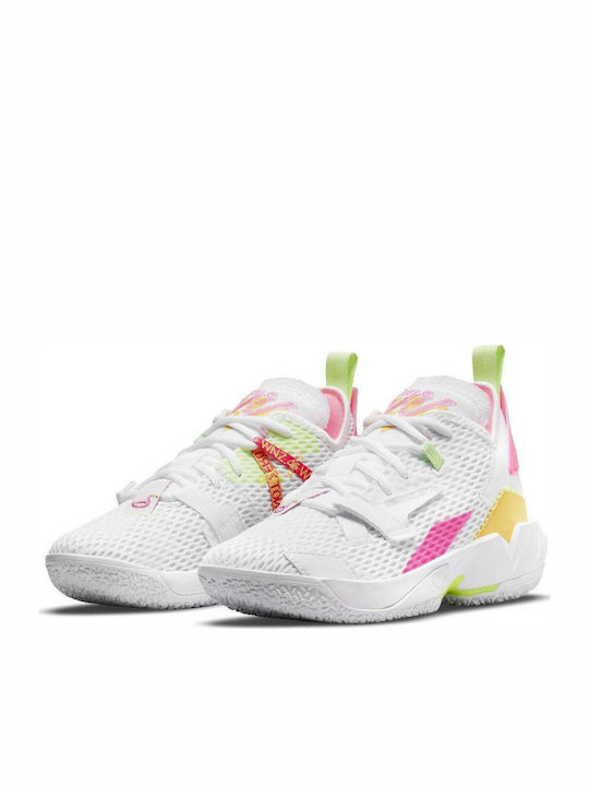 Why Not Kids Sports Shoes Basketball with Laces White