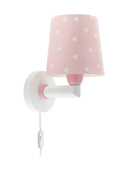 Ango Led Plastic Kids Wall Light Starlight Pink