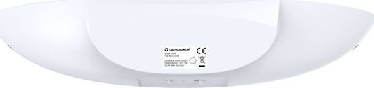 Oehlbach Scope Oval D1C17230 Εσωτερική Κεραία Τηλεόρασης (Απαιτεί Τροφοδοσία) Λευκή