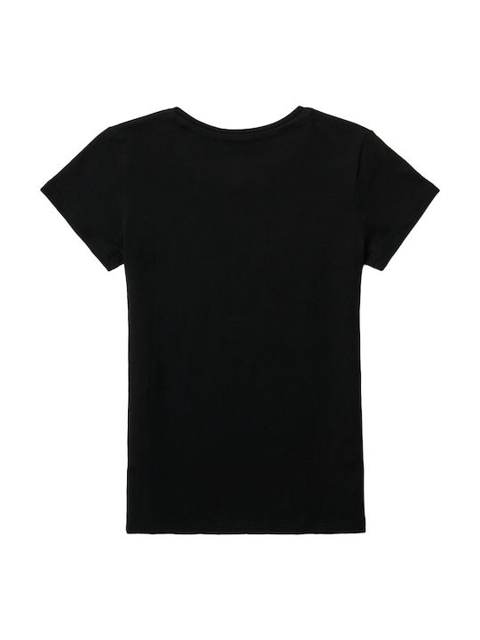 Guess Kinder-T-Shirt Schwarz Habilla