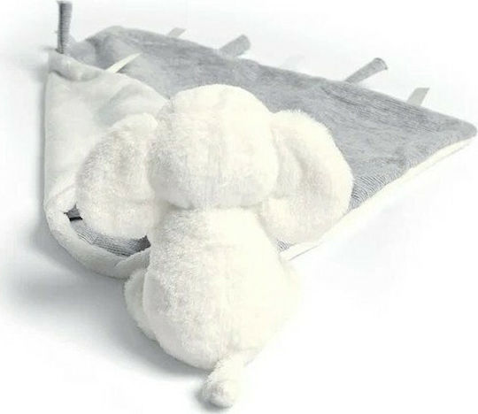 Mamas & Papas Baby Cloth Welcome To The World Elephant Gray