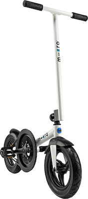 Micro Scooter Foldable Pedalflow 3-Wheel for 18+ Years White