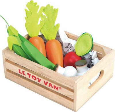 Le Toy Van Fruits & Vegetables Toy Harvest Vegetables made of Wood for 3+ Years Old TV182