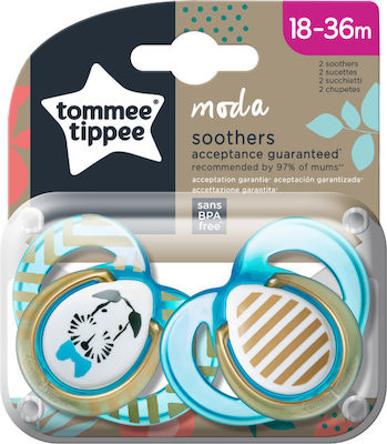 Tommee Tippee Orthodontic Pacifiers Silicone Sthr Boy for 18-36 months 2pcs