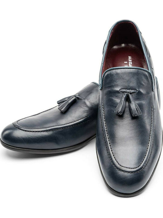 Alessandro Rossi Δερμάτινα Loafers Παπούτσια - AR1896 690 Blue