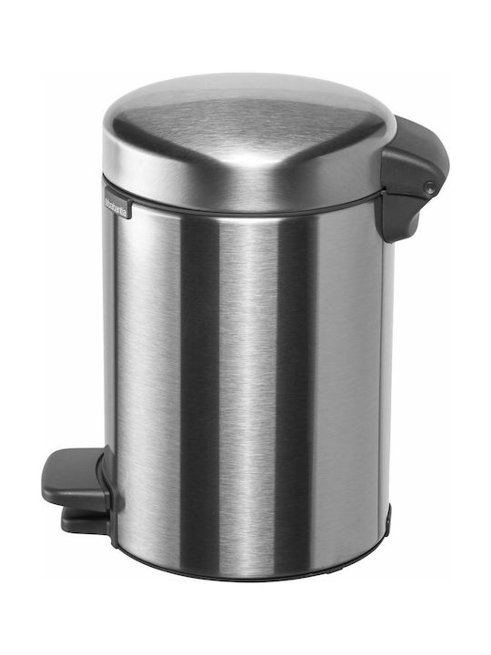 Brabantia NewIcon Inox Badezimmer Mülleimer 3Es Steel Matt