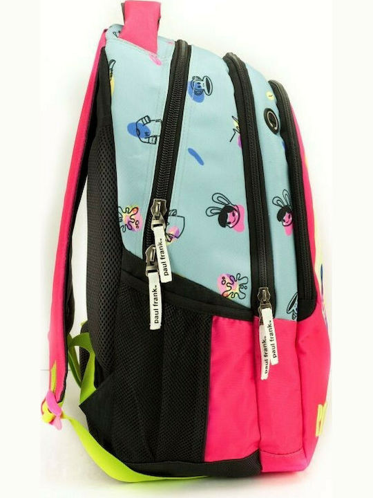 Paul Frank Musictopia Schulranzen Rucksack Grundschule Mehrfarbig mit Flaschenhalter 40Liter