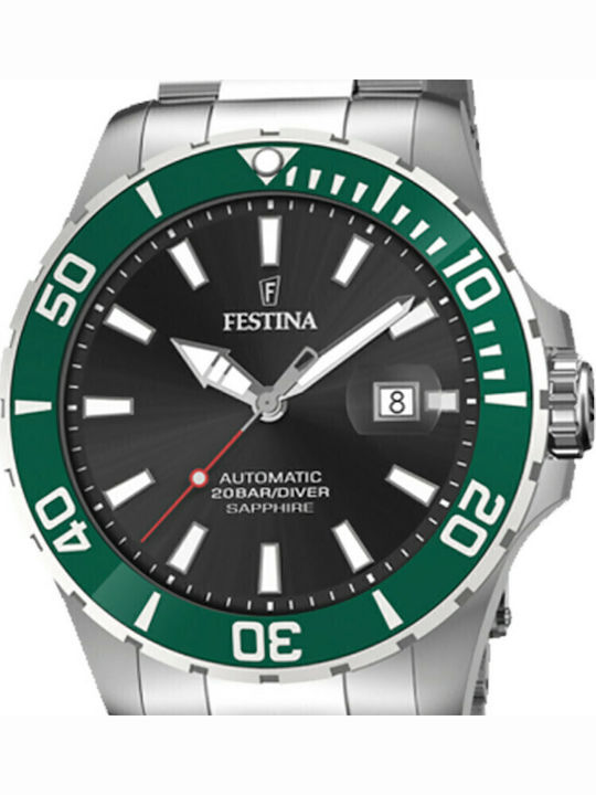 Festina Ρολόι Αυτόματο με Μεταλλικό Μπρασελέ Festina Ρολόι Αυτόματο με Μεταλλικό Μπρασελέ