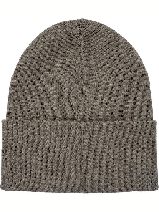 Beanie Ανδρικός Σκούφος Πλεκτός σε Γκρι χρώμα