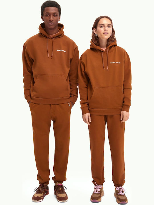 Sweatpants with Elastic Brown