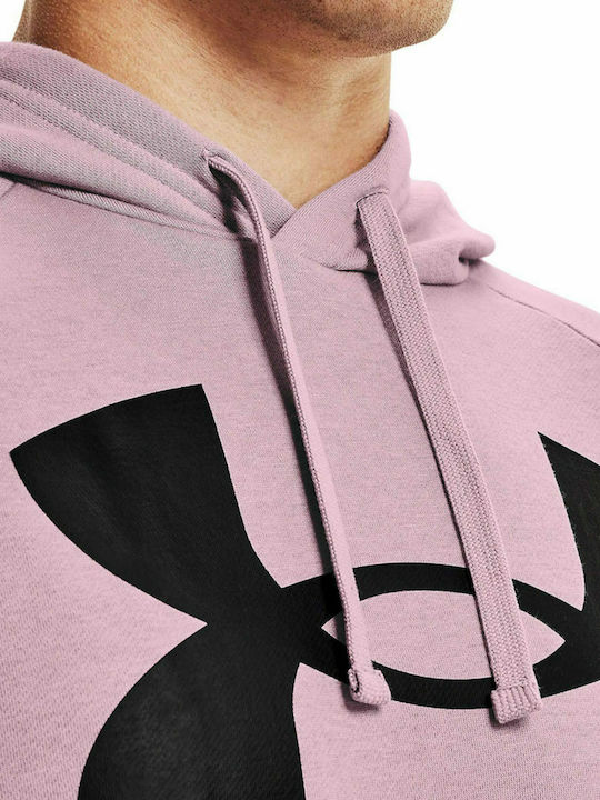 Rival Big Sweatshirt Fleece mit Kapuze Rosa