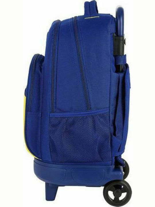 F.C. Barcelona Ghiozdan Troler Școală Primară cu Husă pentru Sticlă de Apă Albastru 22 Litri 33 x 22 x 45 cm