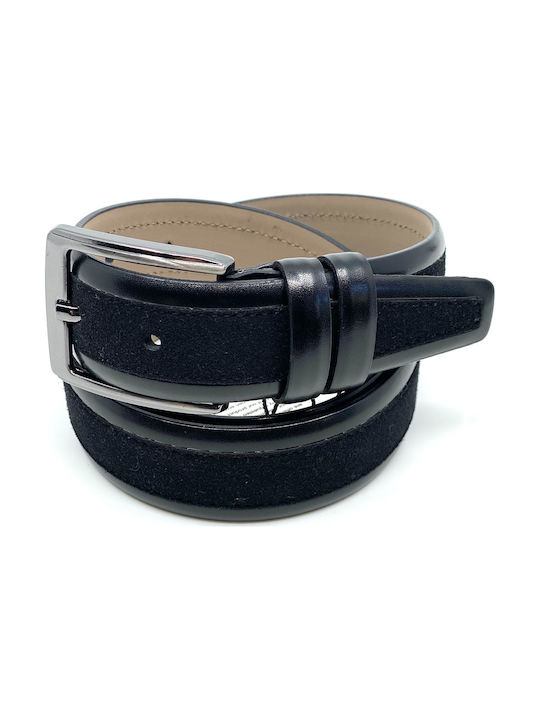 Legend Accessories 1742 Men's Artificial Leather Belt Black