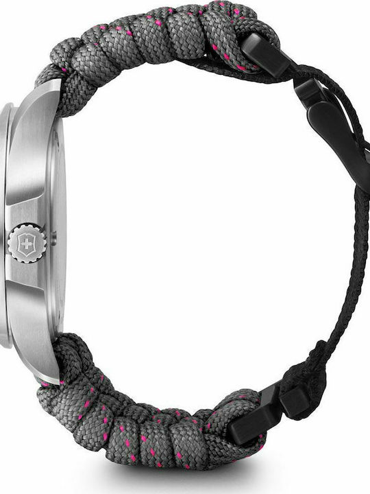 Victorinox I.N.O.X. V Damen Uhr mit Gray Stoffarmband