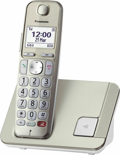 Panasonic KX-TGE250 Cordless Phone Champagne