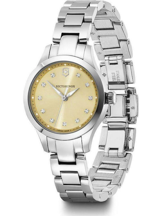 Victorinox Alliance Women's Watch with Silver Metal Bracelet
