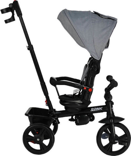 Bebe Stars Sonic 360° Kinderdreirad Klappbar mit Elterngriff für 18 Monate Graue