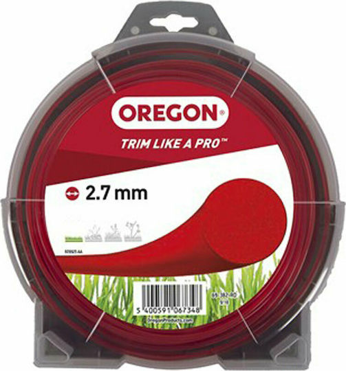 Oregon 69380RD Mähfaden Länge 15m und Dicke 2.7mm