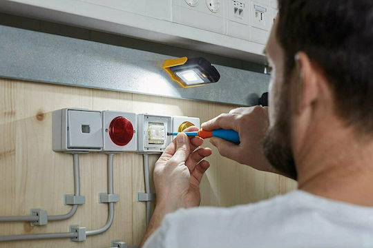 Brennenstuhl Προβολέας Εργασίας Μπαταρίας LED IP20 Διπλής Λειτουργίας με Φωτεινότητα έως 200lm