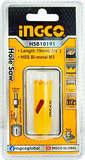 Ingco Hole Saw HSS for Wood, Metal and Plastic 60gr