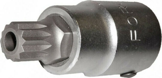 Force Bit-Stecknuss mit Spline-Bit und Antriebsvierkant 3/4'' Größe M18x80mm 1Stück