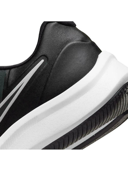 Star Runner Star Runner 3 Kids Sports Shoes Running with Laces Dark Smoke Grey / Black