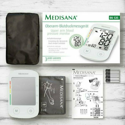 Medisana BU 535 Digital Blutdruckmessgerät Arm mit Arrhythmieerkennung 51176