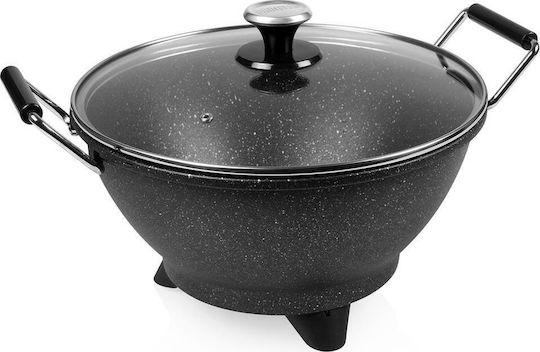 Princess 162389 Electric Wok 1400W cu Capacitate 7lt Negru